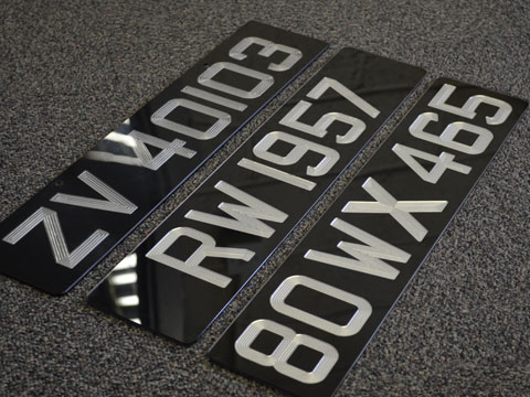 Number Plates & Auto Decals